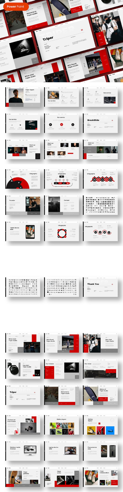 商业模式介绍PPT模版 (PPTX)