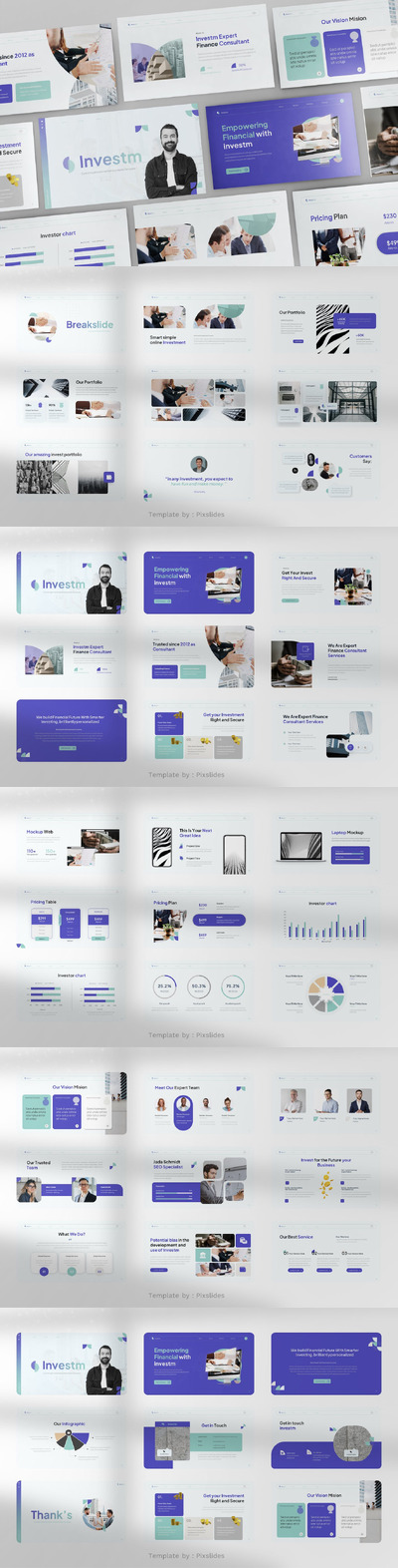 咨询和投资PPT模版 (PPTX,PPT)