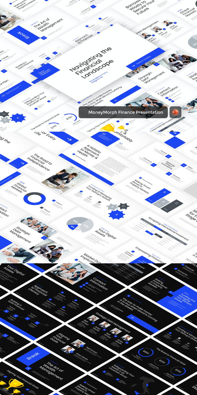 货币形态 金融 PPT模版 (PPTX)