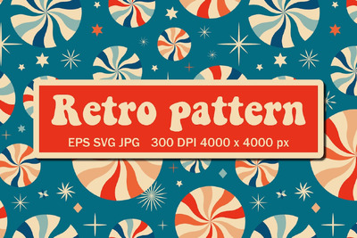 圣诞糖果图案 (EPS,JPG,SVG)