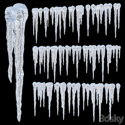 冰柱3D模型（OBJ,MAX）