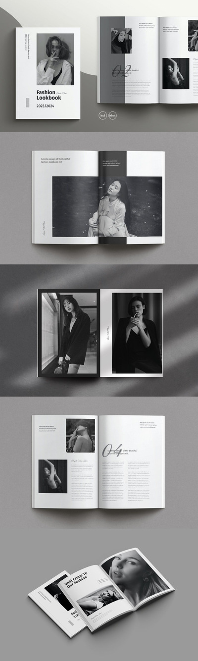 时尚画册模板 (INDD)