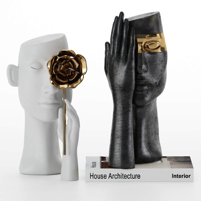 人脸造型花瓶3D模型（OBJ,FBX,MAX）