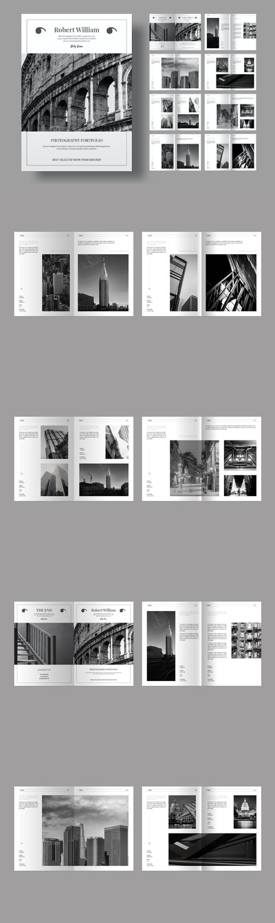 摄影作品集布局 (INDD)