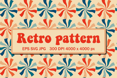 复古圣诞图案与糖果 (EPS,JPG,SVG)