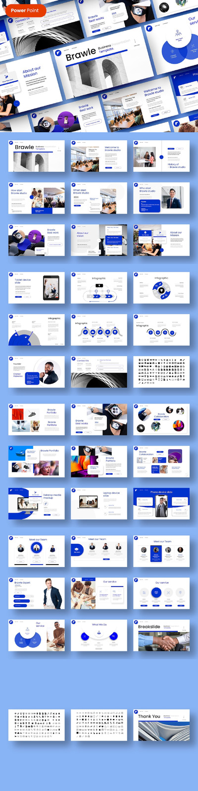 商业计划书PPT模版 (PPTX)