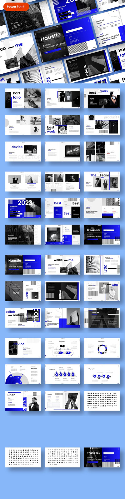 商业宣传 PPT模版 (PPTX)