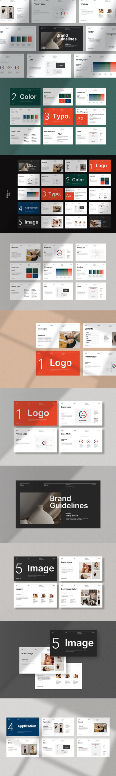 品牌指南PPT模版 (PPTX)