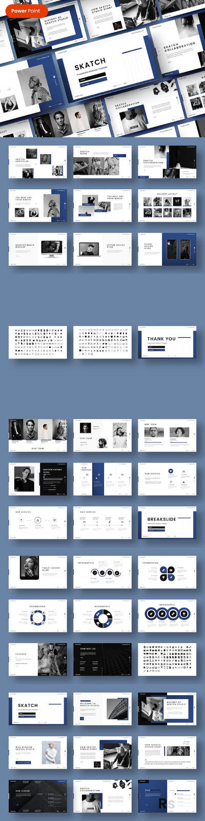 商业介绍 PPT模版 (PPTX)