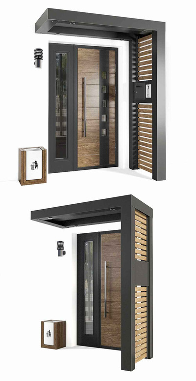 现代住宅入户3D模型（OBJ,MAX）