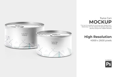 金枪鱼罐头样机 (PSD)