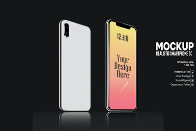 智能手机样机 (JPG,PSD)