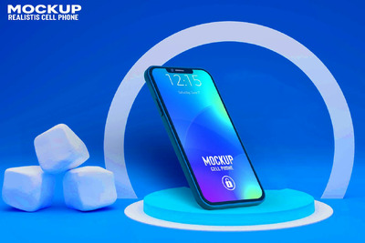 手机样机 (JPG,PSD)