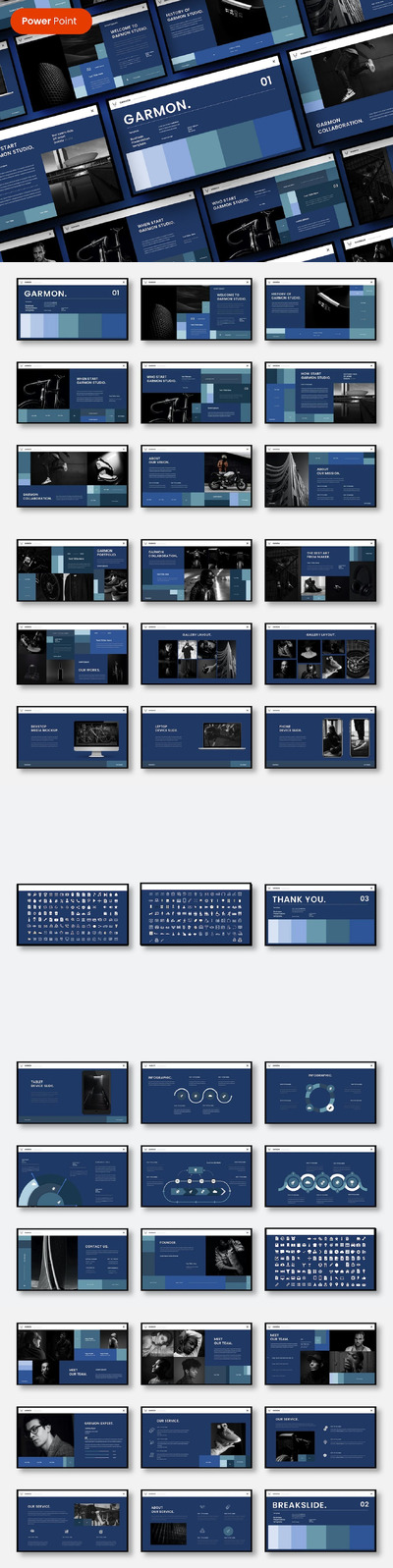 商业作品 PPT模版 (PPTX)