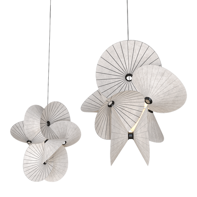 Moooi Serpentine喇叭形布艺灯罩吊灯3D模型（OBJ,FBX,MAX）