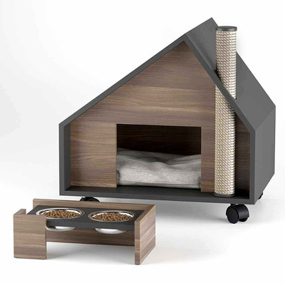 Terrace宠物屋和Roy宠物碗3D模型（OBJ,FBX,MAX）