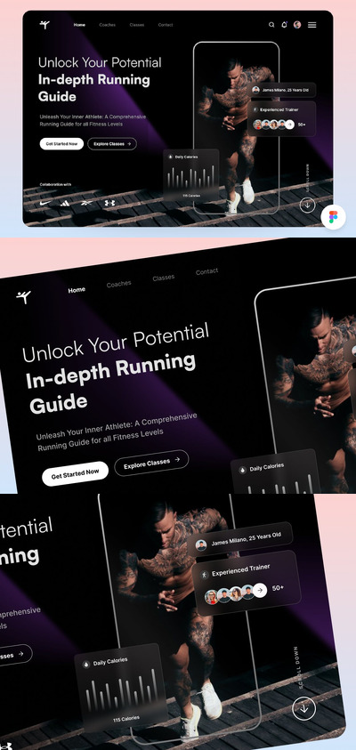 运动与跑步指南平台巨无霸广告网站 (FIG)