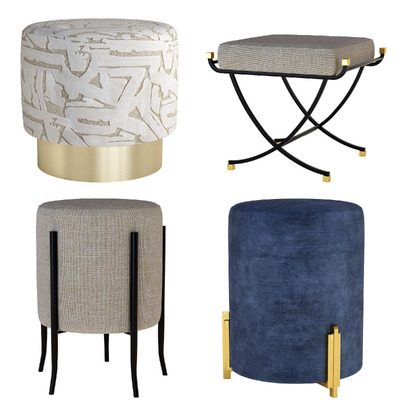 Arteriors Home脚凳系列3D模型（OBJ,MAX）