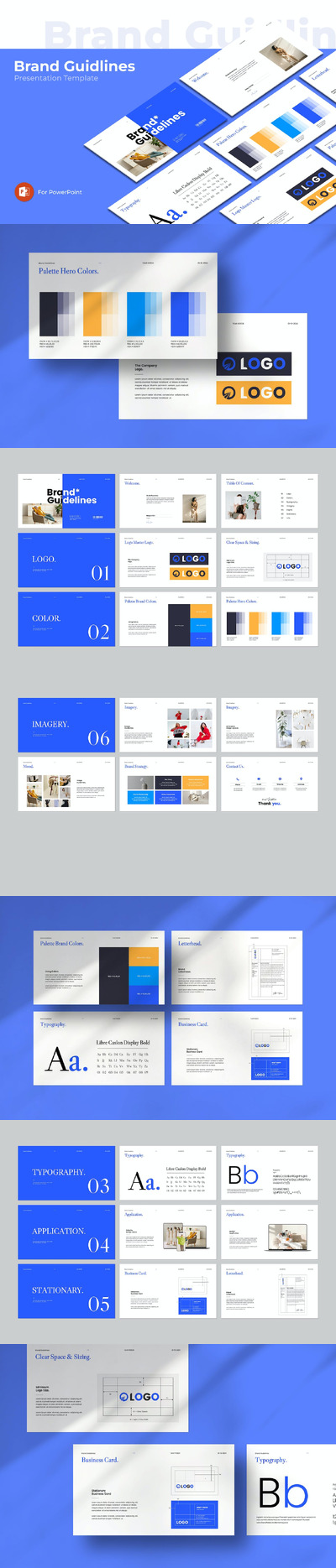 品牌指南 PPT模版 (PPTX)