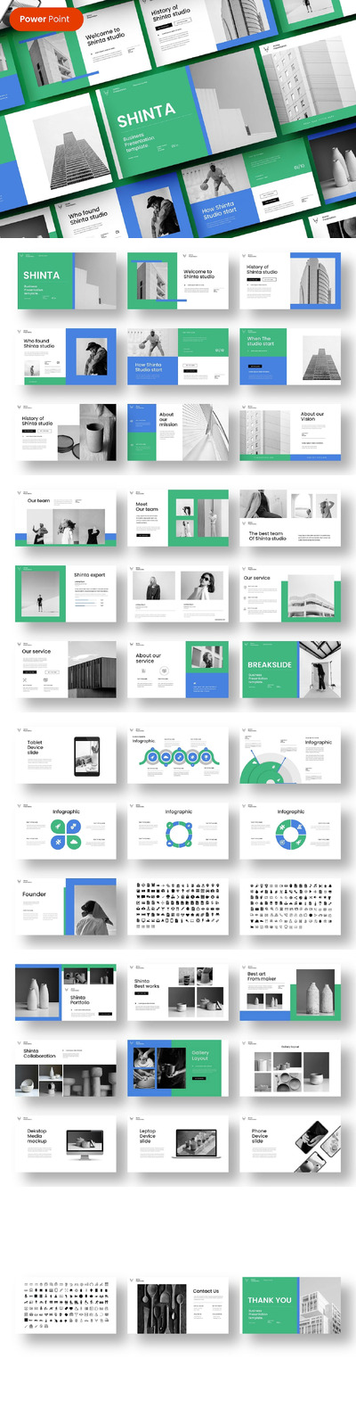 公司介绍商业  PPT模版 (PPTX)