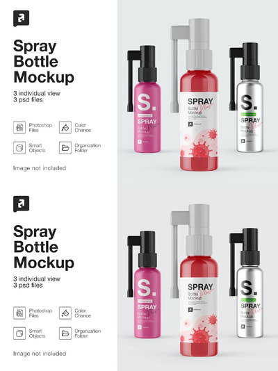 护肤品喷雾瓶样机 (PSD)
