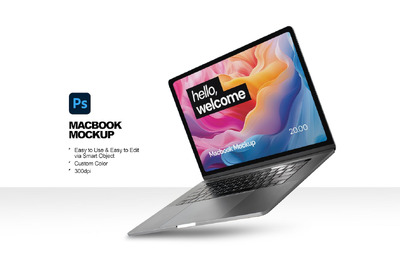 Macbook 样机 (PSD)