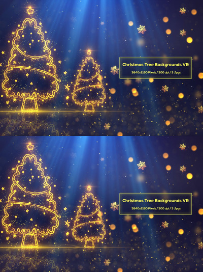 圣诞树背景 V9 (JPG)