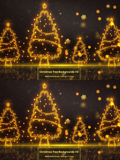 圣诞树背景 V2 (JPG)