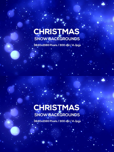 圣诞雪背景 (JPG)