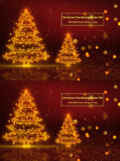 圣诞树背景 V10 (JPG)