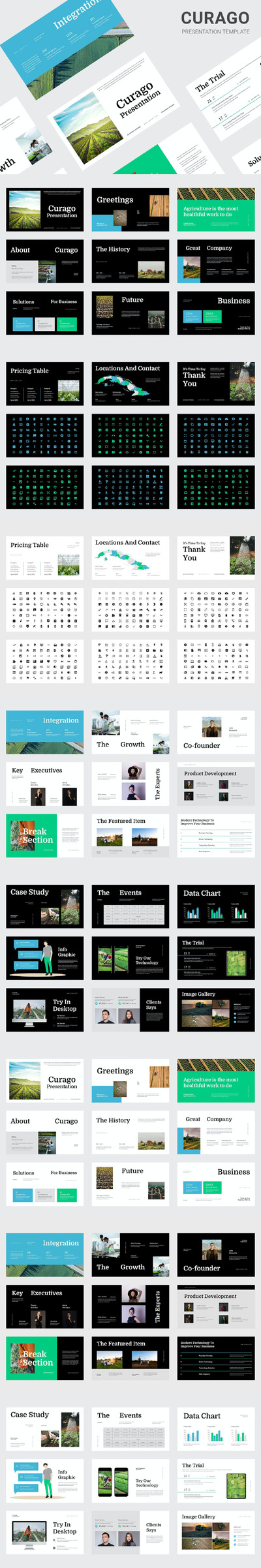 农业技术 PPT模版 (PPTX)