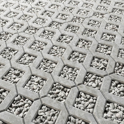 方形碎石路3D模型（OBJ,FBX,MAX）