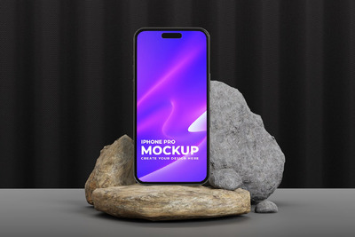 手机场景展示样机 (PSD)