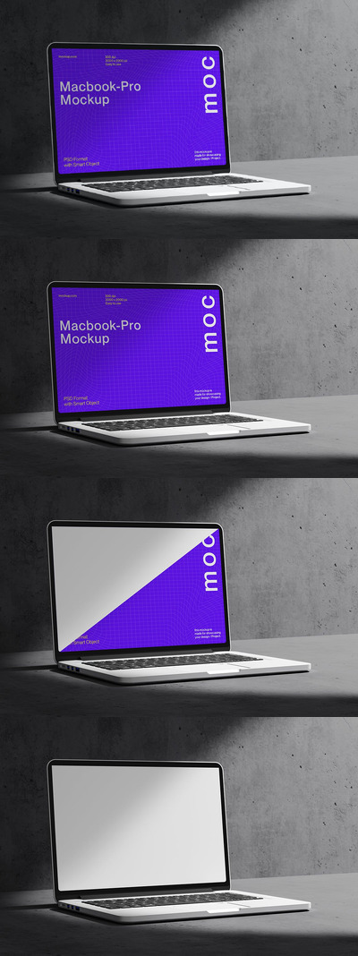 Macbook Pro 样机 (PSD,JPG)