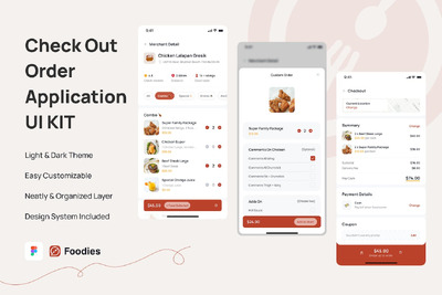 送餐结帐订单 iOS 应用程序模板 (FIG)