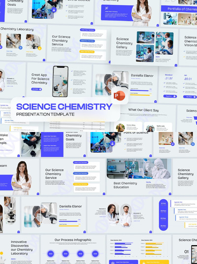 科学化学  PPT模版 (PPTX)