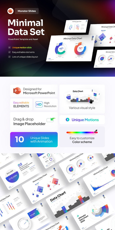 最小数据集PPT模版 (PPTX)