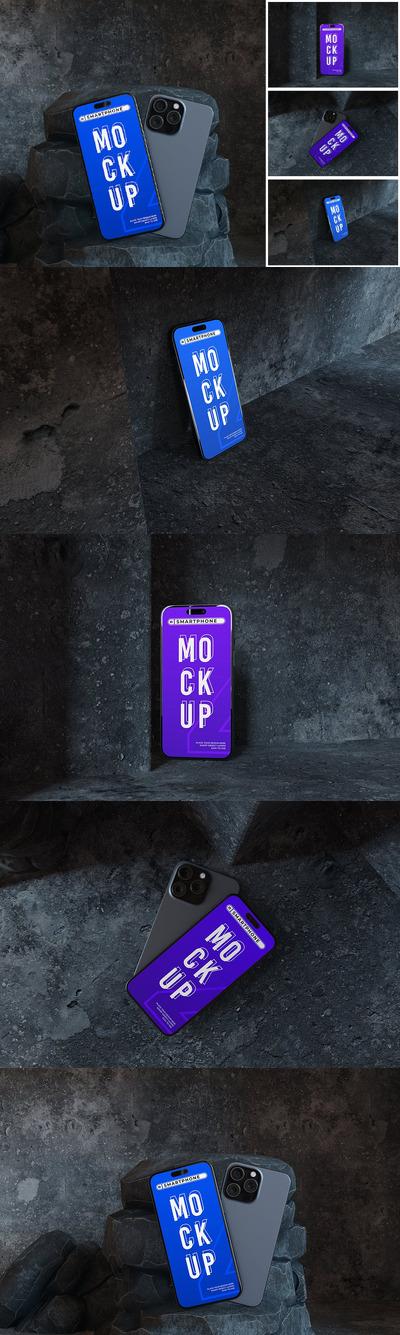 智能手机样机 (PSD)