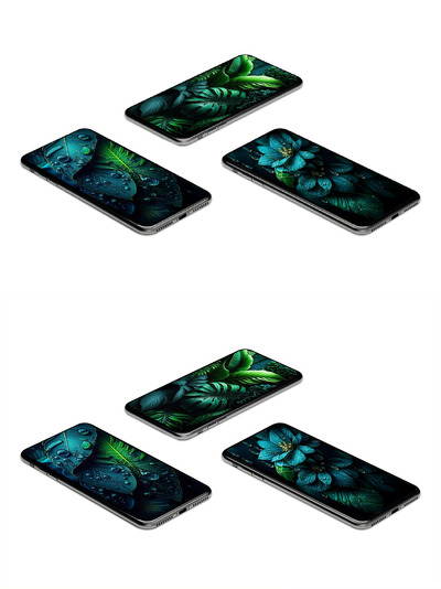 手机屏幕样机 (PSD,PDF,JPG)