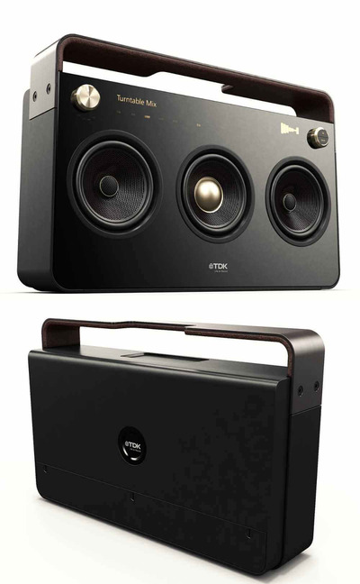 TDK 3 Boombox音箱3D模型（FBX,MAX）