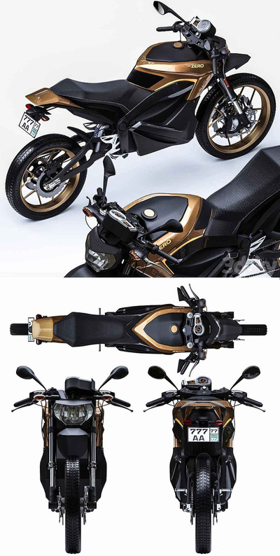 ZERO S ZF8.5摩托车3D模型（FBX,MAX）