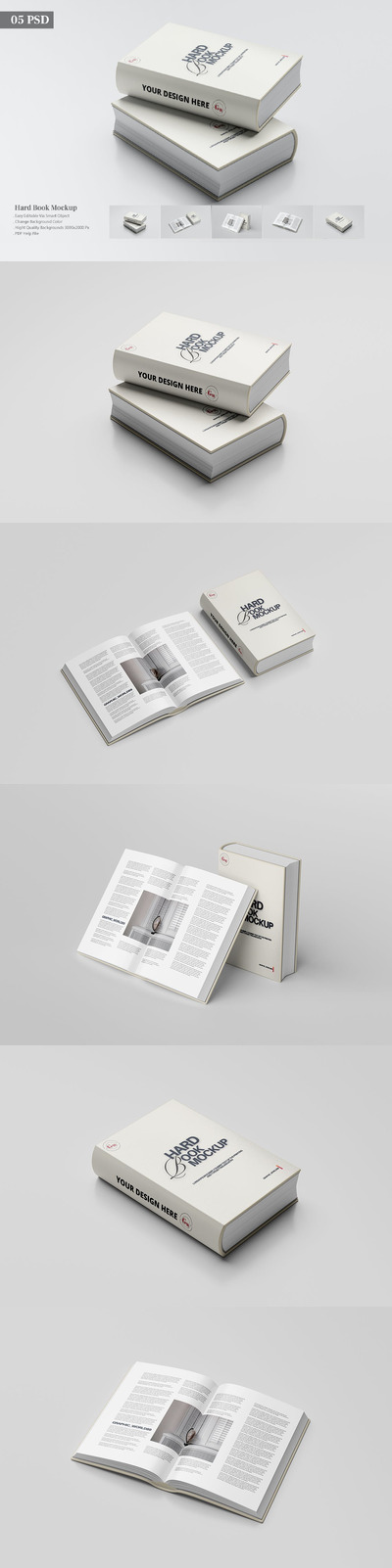 硬书样机 (PDF,PSD)