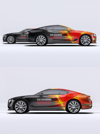 宾利欧陆汽车模型 (PSD)