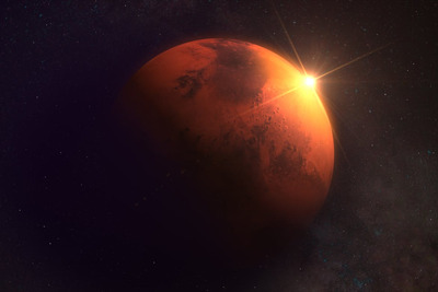 行星火星背景 (JPG)