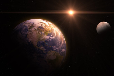 地球和月球背景V1 (JPG)