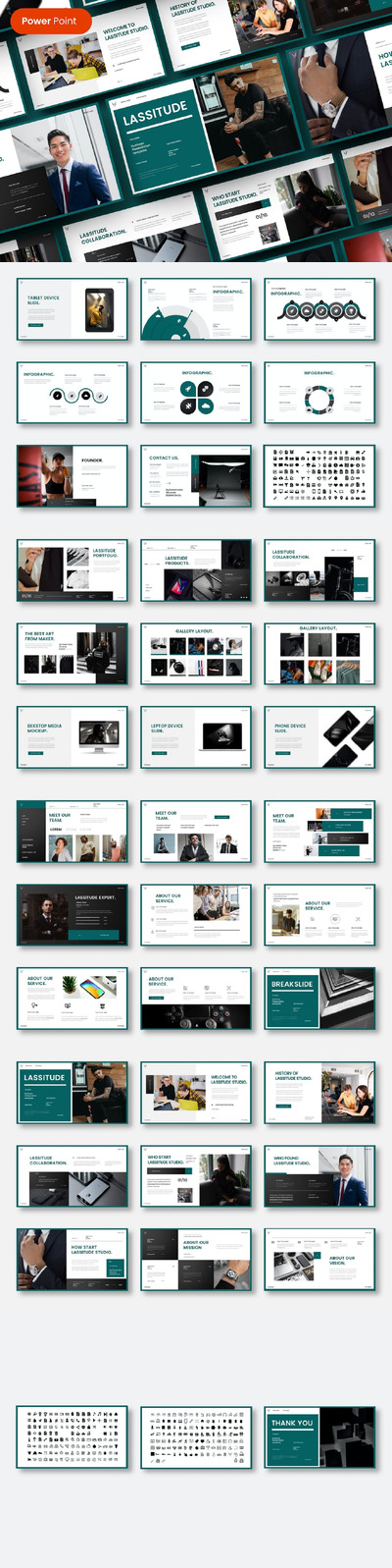 商业公司介绍  PPT模版 (PPTX)