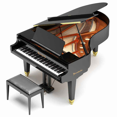 Bosendorfer 200大型三角钢琴3D模型（FBX,MAX）