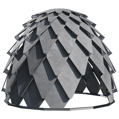 mmcité Pinecone木质公园凉亭3D模型（OBJ,FBX,MAX）