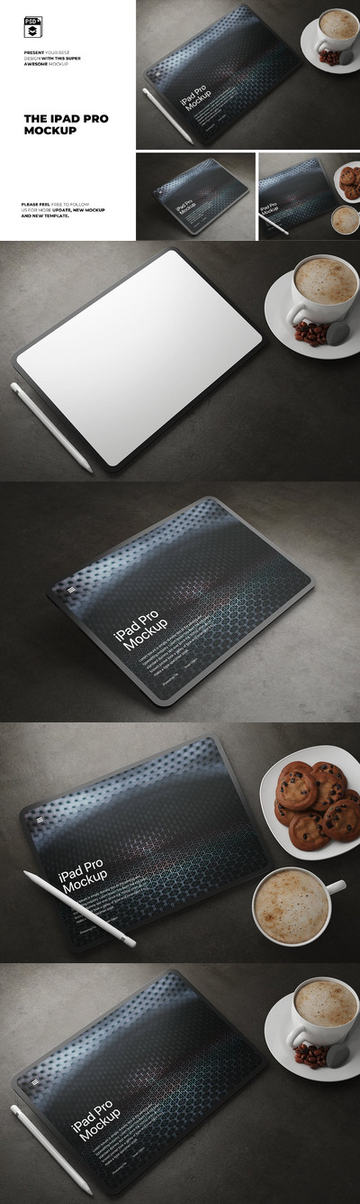 iPad Pro 模型 (PSD)