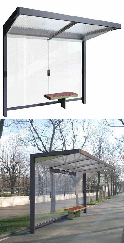 mmcité Nubo巴士候车亭3D模型（OBJ,FBX,MAX）